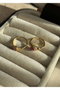 Heliophilia Silver Anillo de Latón Rojo con Revestimiento de Laca